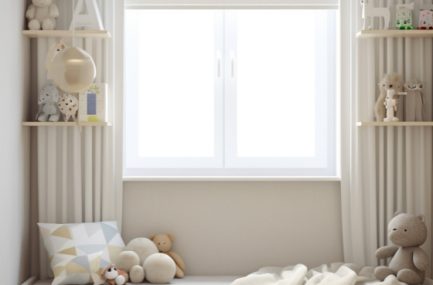 וילונות גלילה לחדרי ילדים: שילוב בין איכות שינה לעיצוב מודרני